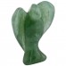 Carved Crystal Guardian Angel Figurine Pocket Stone Healing Craft Statue 1.5"   391495380584